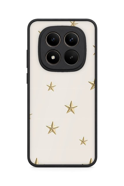 Redmi Note 15 Pro Plus 5g Compatible Gold Patterned Camera Protected Shockproof Case