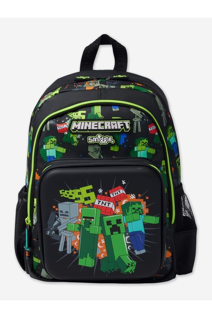 Minecraft Junior Character Siyah Çocuk Sırt Çantası
