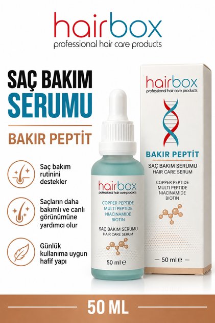 Bakır Peptit/ Copper Peptide+Multı Peptıde+Nıacınamıde+ Biotin - Saç Bakım Serumu 50 ml