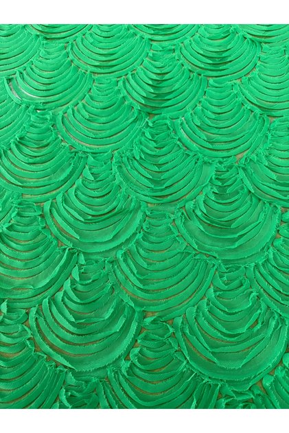 3D Laser Cut Embossed Lase Fabric - Luxurious Textile for Evening Gowns, Dresses, and Designer Products