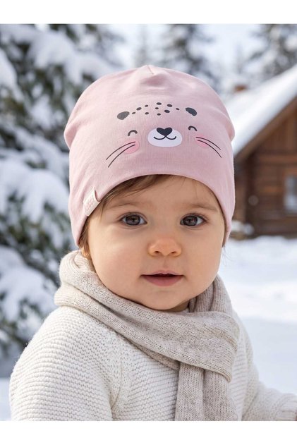 Kitti 1-4 Years Old Girls' Combed Cotton Beret