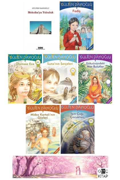 Gülten Dayıoğlu 7 Kitap Set - Meksika'ya Yolculuk - Fadiş - Ölümsüz Ece - Sunanın Serçeleri - Işın Çağı Çocukları - Midos Kartalı - Gökyüzündeki Mor Bulutlar