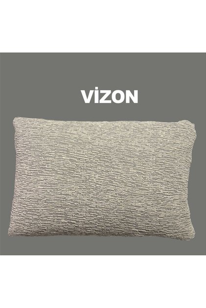 Plain Pattern Sofa Cushion Cover. Throw Pillow. 45X90Cm. 1 Piece. Mink