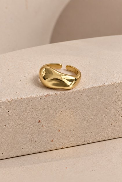 Aurea Bombé Gold Yüzük