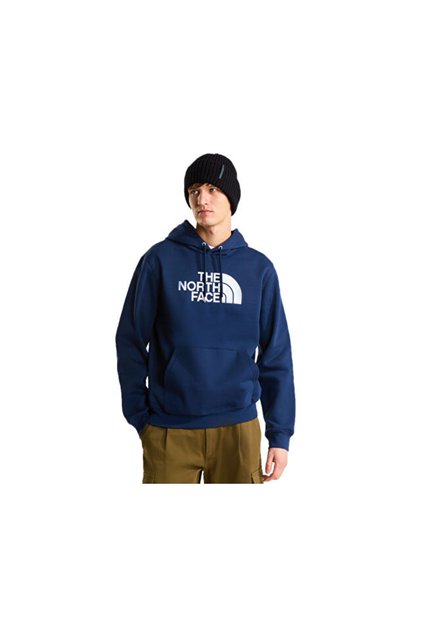 M Tnf Essential Drew Peak Regular Hoodie Men's Outdoor Sweatshirts Nf0A8Fda8K21 Navy Blue