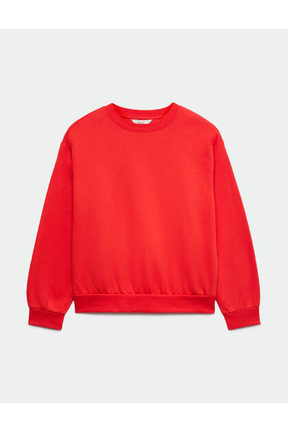 Bisiklet Yaka Sweatshirt