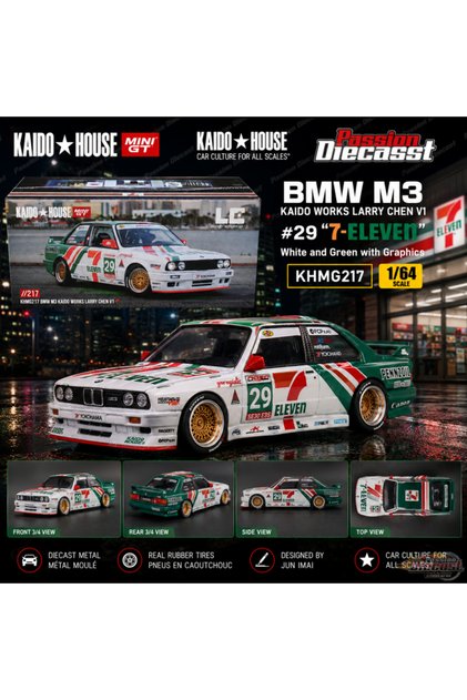#217 USA Exclusive 7 Eleven BMW M3 Kaido Works Larry Chen V1