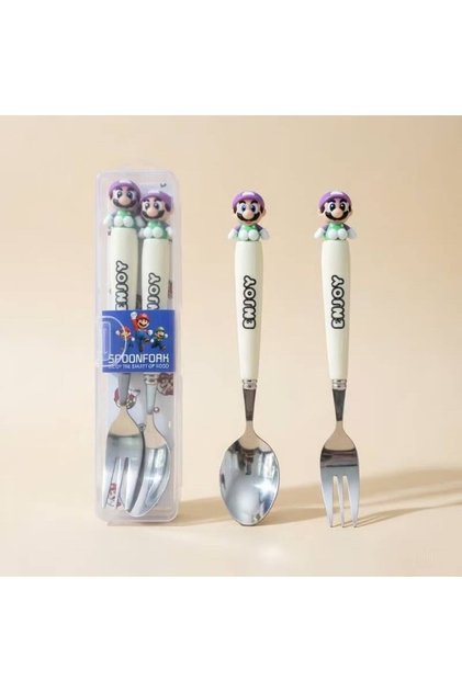 Spoon Set kids Cute SUPER HERO