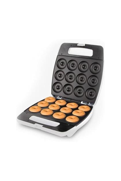 Electric Non-Stick Donut Maker - 12 Cavity Baking Machine with Dual Indicator Lights