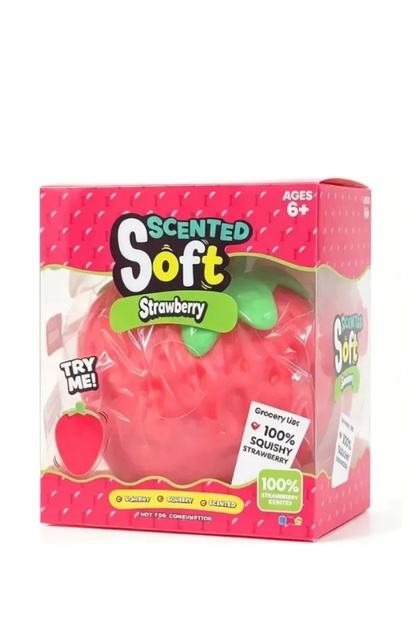 Scented Strawberry Squishy Giant Jumbo 7 Inch – Slow Rising Realistic Fruit Stress Relief Fidget Toy