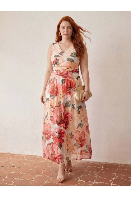 Rochie maxi , mix culori