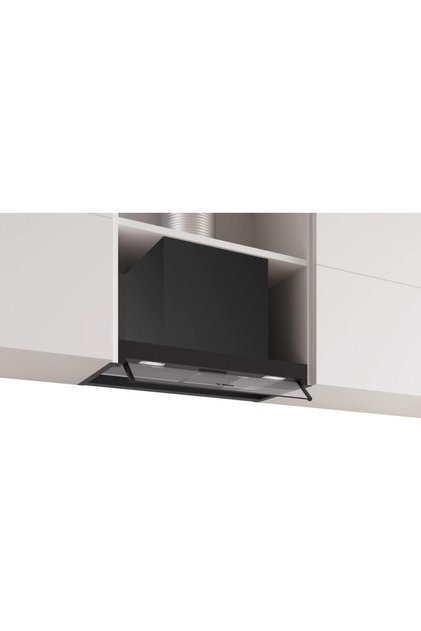 DBB65CC60 Serie 4 Tam entegre davlumbaz Cam dekor, Düz siyah