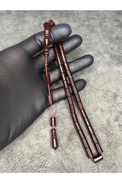 Systematic High-Quality Old Hareli Squeeze Amber Prayer Beads
