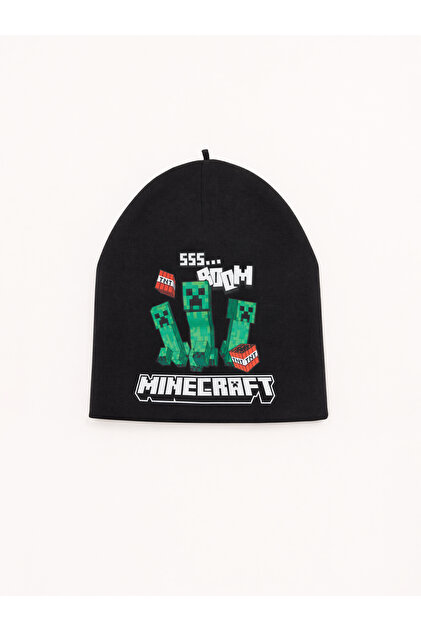 Căciulă de băieți cu imprimeu Minecraft