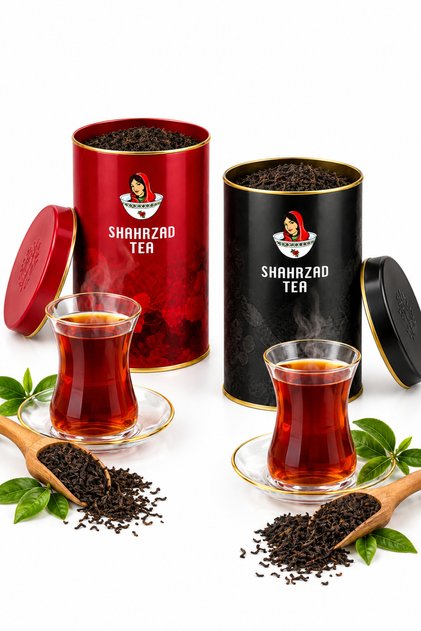 İkili Teneke İran Çayı (500 gr Kokulu ve 500 gr Kokusuz)