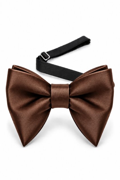 Adult Large Bow Tie Matte Satin Adjustable Groom Suit
