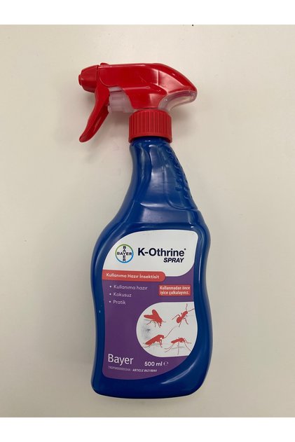 K-Othrine 500 ml Kullanıma Hazır Sprey - Kokusuz, Yürüyen ve Uçan Haşere İlacı (Sinek, Hamamböceği, Karınca, Kene vs. İçin)