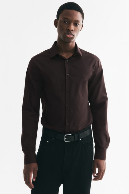 Slim Fit Kolay Ütülenir Gömlek