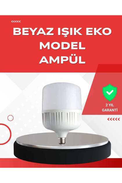 Elektrik Kesintileri İçin Şarjlı LED Ampul 30W E27 Beyaz Işık