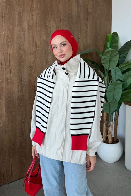 Parachute High Collar Trench Beige