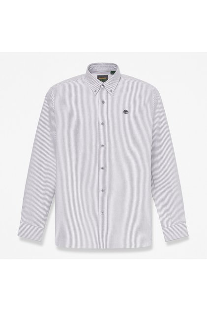 Lake warner striped oxford shirt.
