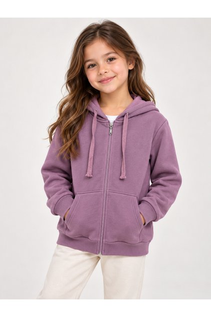 06-14 Years Old Hooded Sweatshirt - Dried Rose