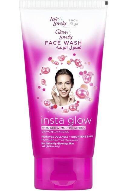 GLOW & LOVELY Formerly Face Wash with Glow Multivitamins, Instaglow to remove dullness & brighten the skin, 150ml