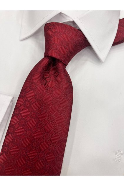 Woven Fabric Patterned Tie