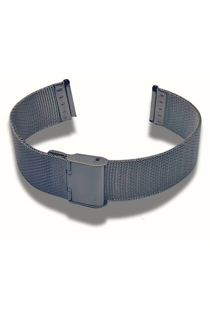 Curea de ceas milaneză negru antracit lățime 22mm