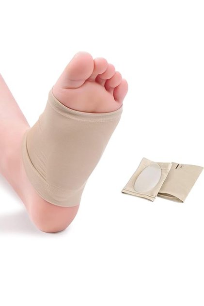 Compression arch support sleeve socks with comfortable gel pad, elastic bandage arch flat f