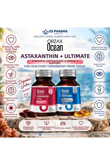 Astaxanthin + Ultumate Omega 3 Daily Support Package