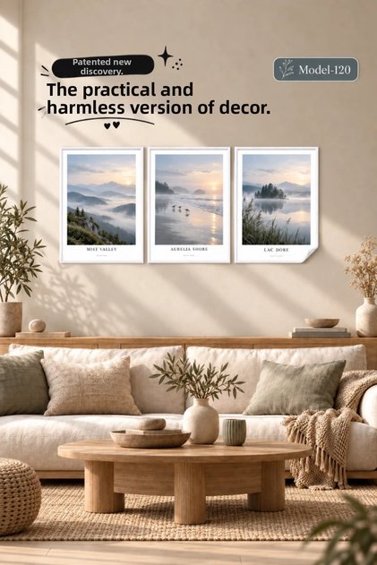 Static Cling Tablecloth - Poster Landscape (Model- 120)