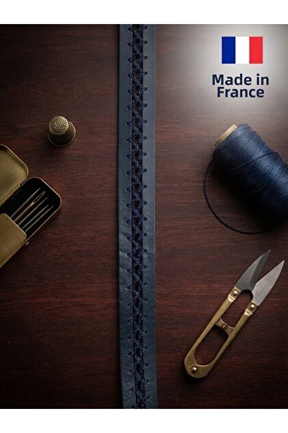 French Faux Leather Special Design Ribbon / Ribbon - 14mm - 10 Meters