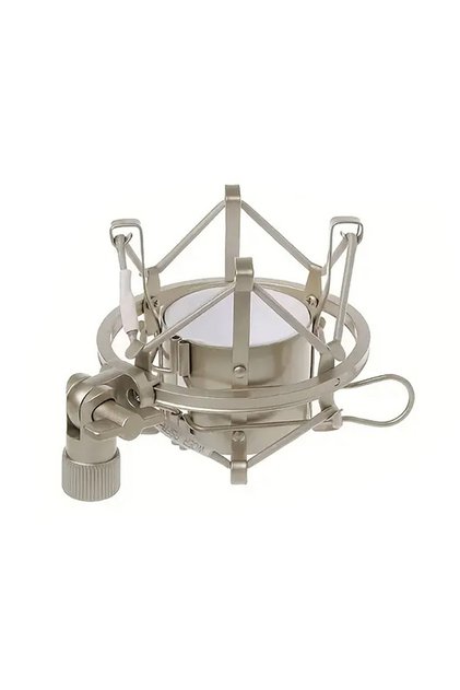 champagne goldden Universal Metal Microphone Shock Mount Mic Anti Vibration Holder Mount Fit For 44-