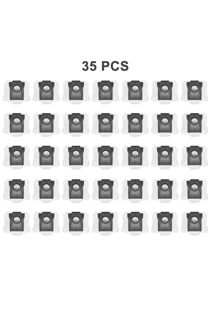 35 Pcs Dust Bags Vacuum Bags Replacement for Dreame X50 Ultra/X40 Ultra/X30 Ultra/L50 Ultra/L40 Ultr