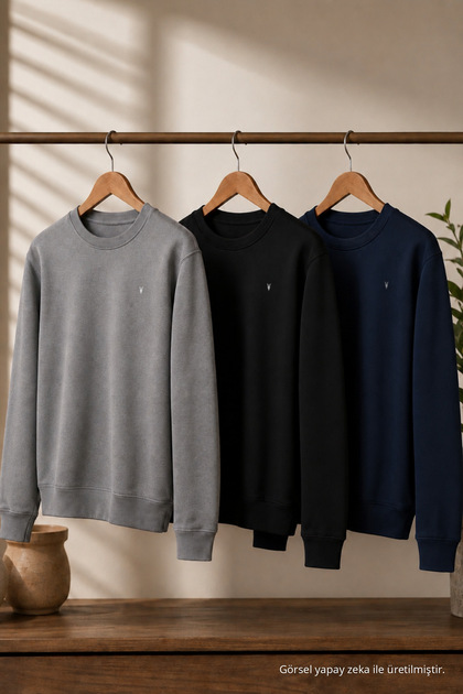 Men's Casual Comfort Fit 3-Piece Sweatshirt