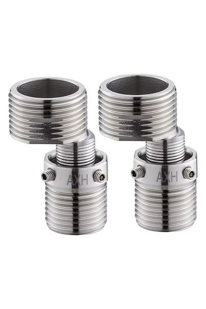 2PCS 304 Stainless Steel Eccentric Screw Corner Upgrade Adjustable Wall Mounted Thickened Angled Cur