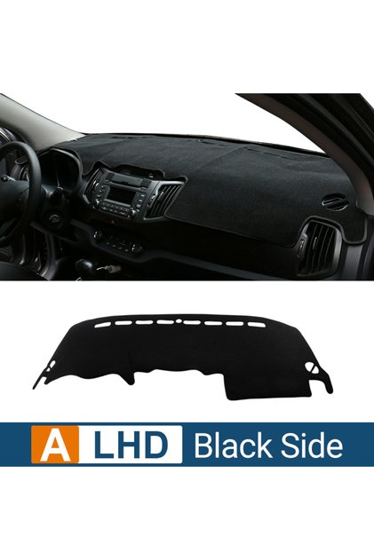 A Black Side For Kia Sportage R 3rd 2011 2012 2013 2014 2015 LHD Car Dashboard Cover Mats Avoid Ligh
