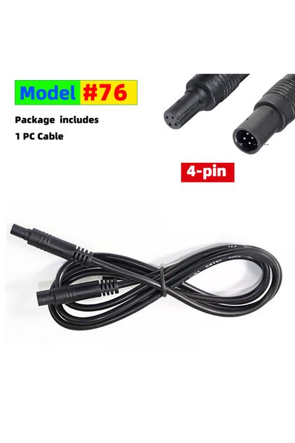 1PC 4-pin QXNY 4-Pin or 5-Pin Car DVR Camera Extension Cable 2M Male for Female Connector Cord for D