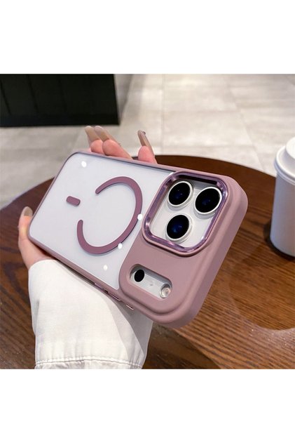 iPhone17 Pro Max Purple Shockproof For Magsafe Wireless Charge Case For iPhone 17 Air 16 15 14 13 Pr