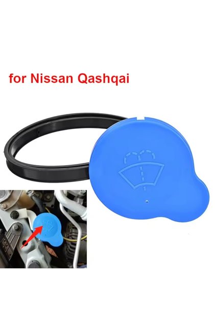 For Nissan Qashqai J10 2006-2014 Windscreen Wiper Washer Fluid Filler Reservoir Tank Bottle Cover Po