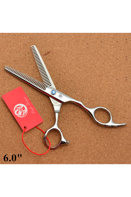 Z2001 Yin T 6N Professional Hairdressing Scissors 5.5" 6'' Purple Dragon Japan 440C Thinning Shears