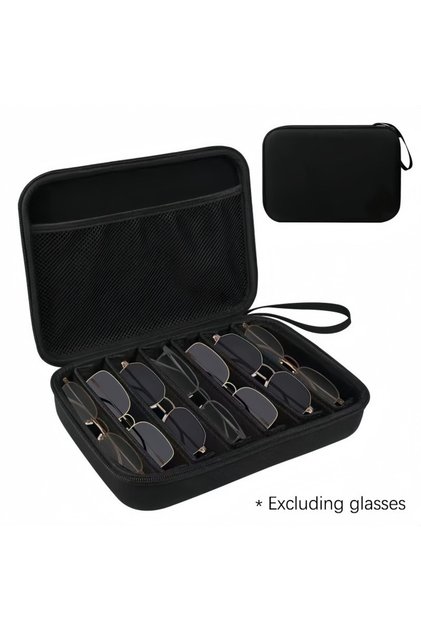 7 grids A Portable Storage Box for Glasses with 6/7 Adjustable Compartments,Designed for Organizing