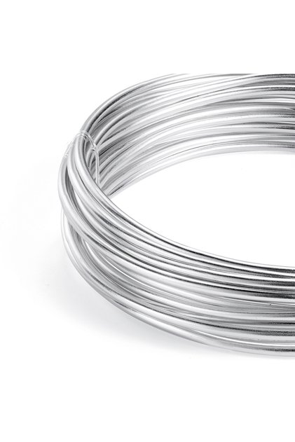 3.0mm x 2Meters Silver 0.6-3mm Meters Anadized Round Aluminum Wire 2-10 Meters Versatile Painted Alu