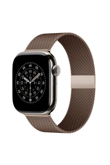 38 40 41 S11-42mm Coffee 9 Milanese loop strap For Apple Watch band 11 46mm 44mm 40mm 41mm 42mm 45mm