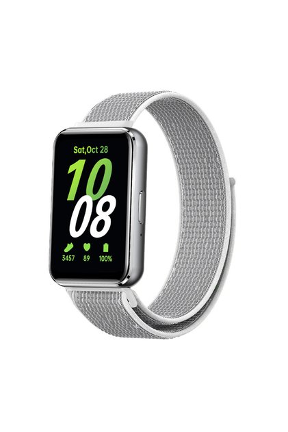 Samsung Fit3 Gray Nylon Loop Strap for Samsung Galaxy Fit 3 Smart Bracelet Wristband Replacement for