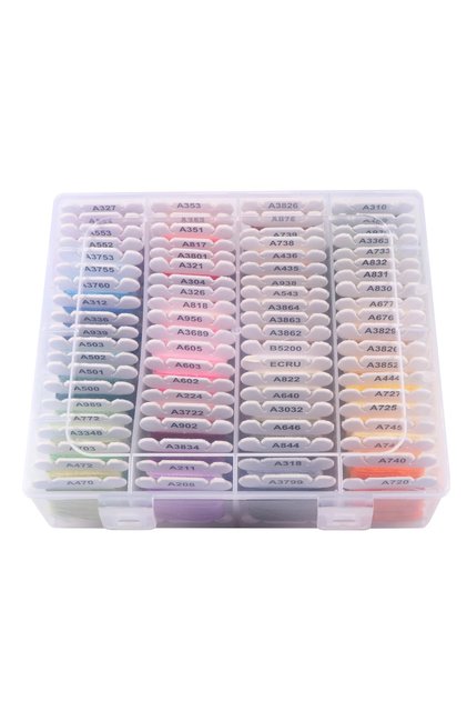 80 Color 80 Color Embroidery Thread DIY Cotton Multi-Color Embroidery Yarn For Sewing Embroidery Thr