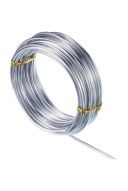 1.5mm Bendable Craft Wire Anti Fade Soft Silver Color Bendable Wire Craft Supplies Metal Wire For Do