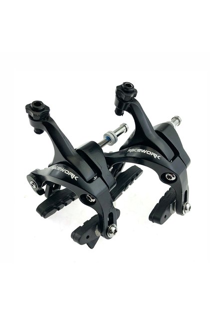 Front back 1 pair RACEWORK Road Bike Dual Pivot Calipers Bicycle Brake Racing Aluminum Side Pull Cal