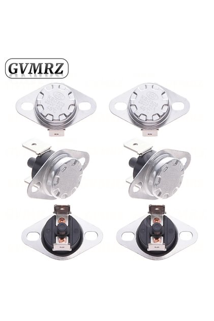 50C 1 قطعة KSD301 KSD303 10 أمبير 45-150 درجة مئوية ثيرموستات يدوي الإعادة ضبط مغلق عادةً للتحكم في درجة الحرارة